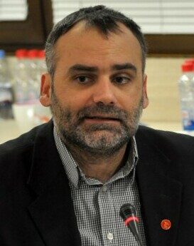 Portrait of the director Dino Mustafić