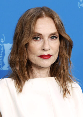 Portrait of Isabelle Huppert.