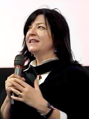 Portrait of Lynne Ramsay.