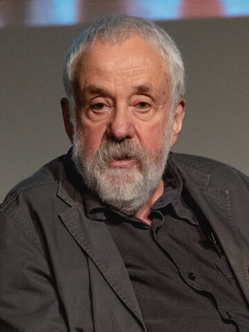 Portrait of Mike Leigh.