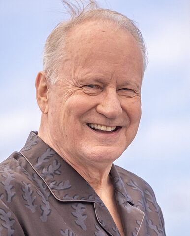 Portrait of Stellan Skarsgård.