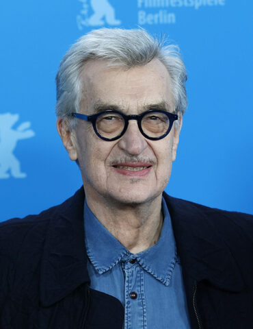 Portrait of Wim Wenders.
