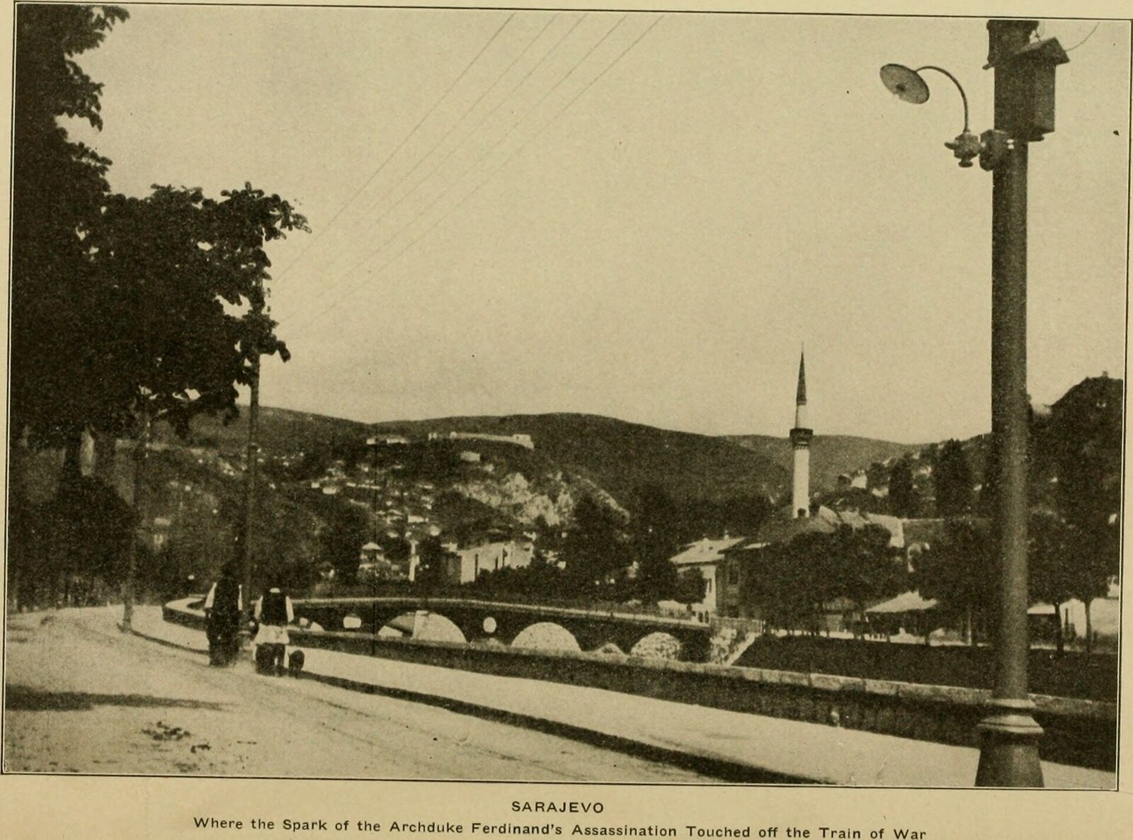 Sarajevo circa 1914 — the city Schweiger-Lerchenfeld described to German readers as the showpiece of Habsburg civilisation in the occupied Ottoman province.