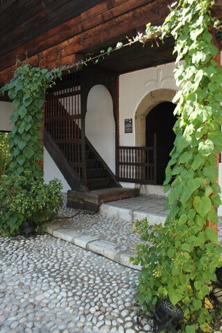 Svrzo's House in Sarajevo — the preserved Ottoman-era residence at Glođina 8, photographed in July 2026.