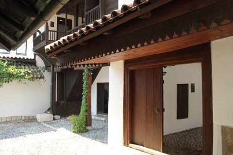 Svrzo's House in Sarajevo — the preserved Ottoman-era residence at Glođina 8, one of a set of photographs taken in July 2026.