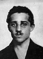 A black-and-white portrait photograph of Gavrilo Princip, the nineteen-year-old Bosnian Serb who assassinated Archduke Franz Ferdinand and Sophie Chotek on 28 June 1914 in Sarajevo.